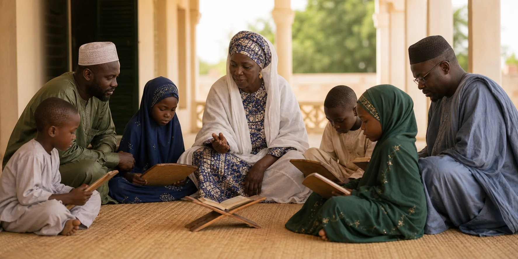 Representative intergenerational Qur’an learning circle in Senegal
